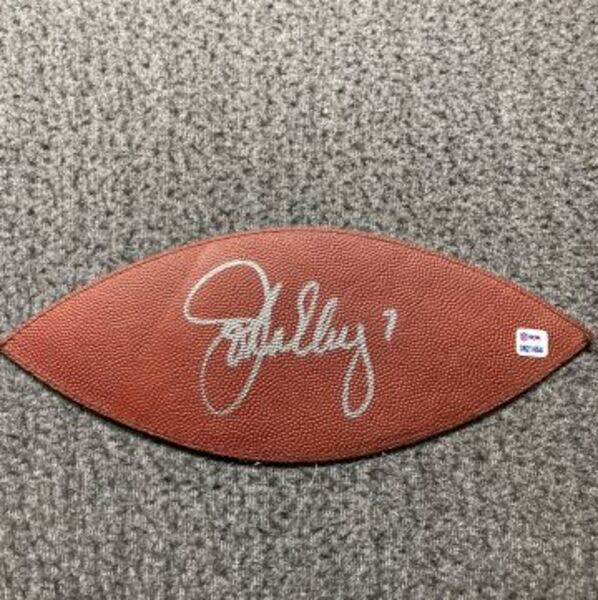 HOF - Broncos John Elway Signed Authentic Panel
