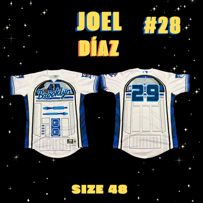 #28 Joel Diaz Game Used Star Wars Jersey (Size 48)
