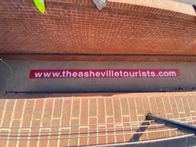Asheville Tourists Website Sign
