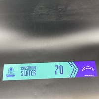NFL - Chargers Rayshawn Slater Special Edition 2022 Pro Bowl Nameplate 3...