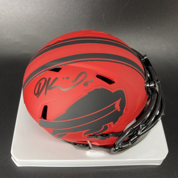 Bills - Dalton Kincaid Signed Rave Mini Helmet