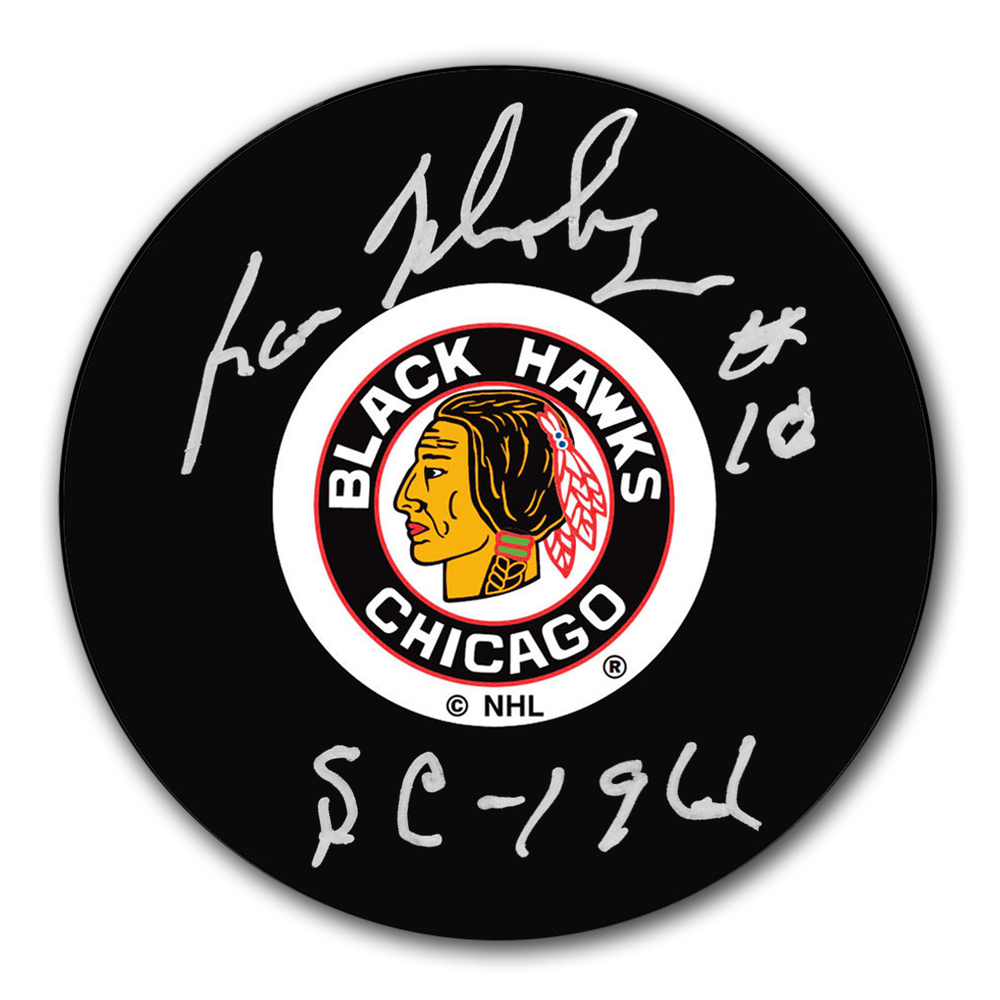 Ron Murphy Ron Murphy Chicago Blackhawks 1961 Stanley Cup Autographed Puck