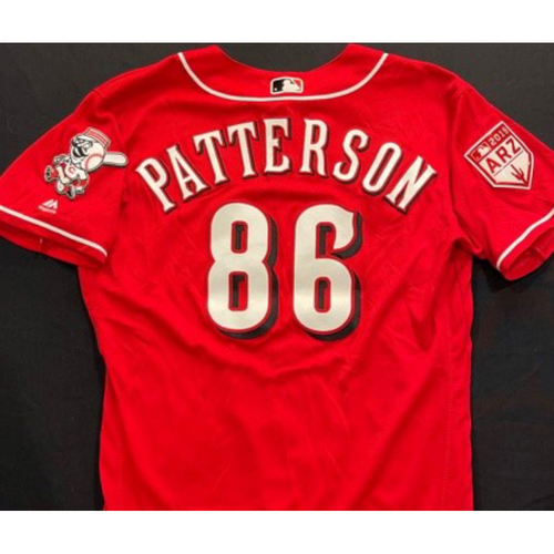 PATTERSON -- Authentic Reds Jersey -- $1 Jersey Auction -- $5 Shipping -- Size 46 (Not MLB Authenticated)