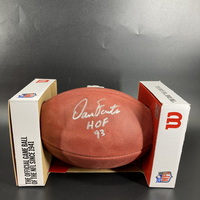 HOF - Chargers Dan Fouts Signed Authentic Football with HOF 93 Inscription