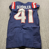 International Games - Patriots Brenen Schooler Game Worn Jersey (11/12/2...