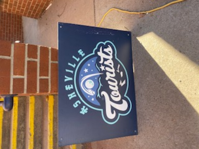 Asheville Tourists Sign