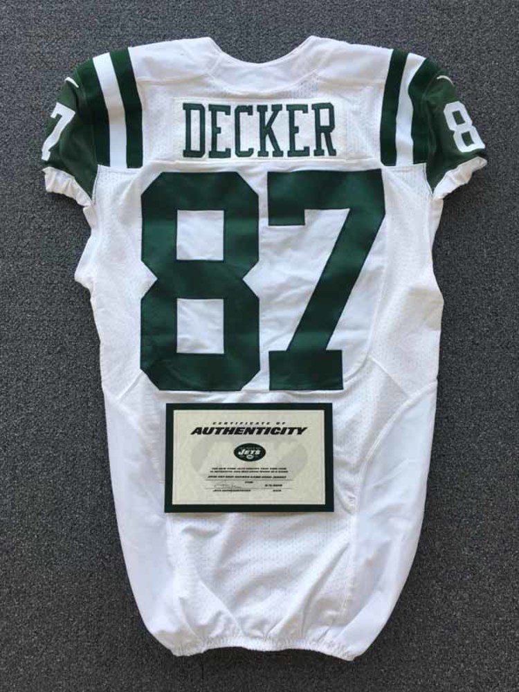 white eric decker jersey