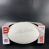 NFL - Lions Antoine Green Signed White Composite Football