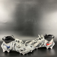 MCMC - Jets Allen Lazard  Game Worn Custom Cleats Supporting At The Top ...