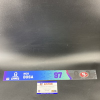 NFL - 49ers Nick Bosa 2023 Pro Bowl Games Nameplate Special Edition 2 of 3