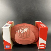 NFL - Browns Wyatt Teller Signed Authentic Football with Pro Bowl Logo