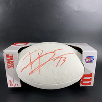 NFL - Bills Dion Dawkins Signed White Composite Football
