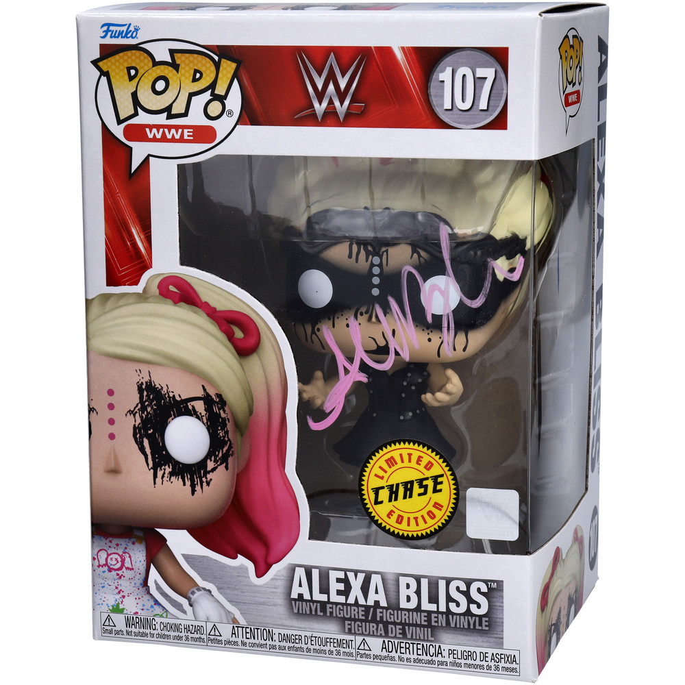Alexa Bliss WWE Autographed 107 Limited Edition Chase Funko Pop
