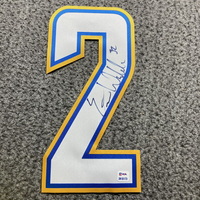 NFL - Chargers Eric Weddle Signed Jersey Number
