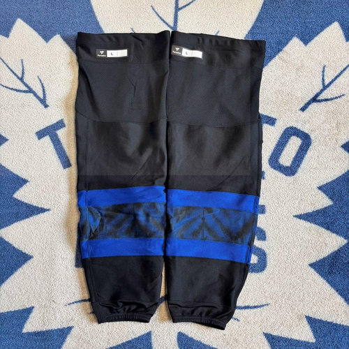 Toronto Maple Leafs 2024-25 Fanatics Flipside Alternate Game Worn Socks