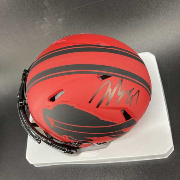 Bills - Joey Bosa Signed Rave Mini Helmet