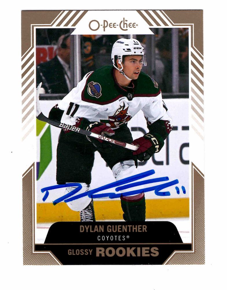 Dylan Guenther Autographed 2022-23 Upper Deck O-Pee-Chee Glossy #R-18 Rookie Card