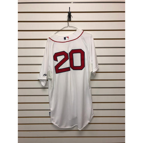 #20 Team-Issued Home Jersey | Red Sox Auctions