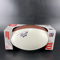 NFL - Browns Wyatt Teller Signed Panel Ball with Pro Bowl Logo