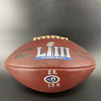 NFL - Super Bowl LIII Game Used Football Rams Offense/Patriots Defense
