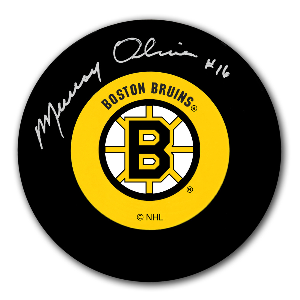 Murray Oliver Boston Bruins Autographed Puck