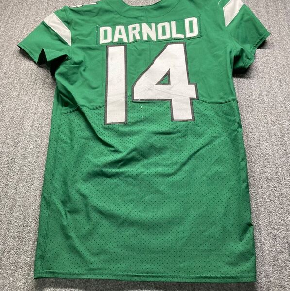 STS - Jets Sam Darnold Game Worn Jersey (11/29/20) Size 42 W/ Captains P...