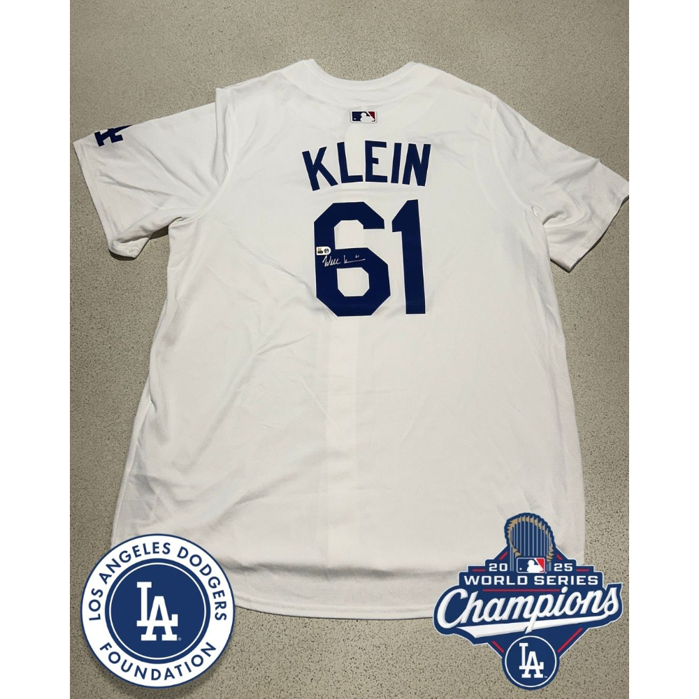 Will Klein MLB Authenticated Autographed 2026 Dodgerfest Worn