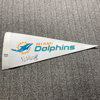 Dolphins - Neville Hewitt Signed Felt Pennant