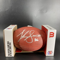 NFL - Cowboys Luke Schoonmaker signed authentic football