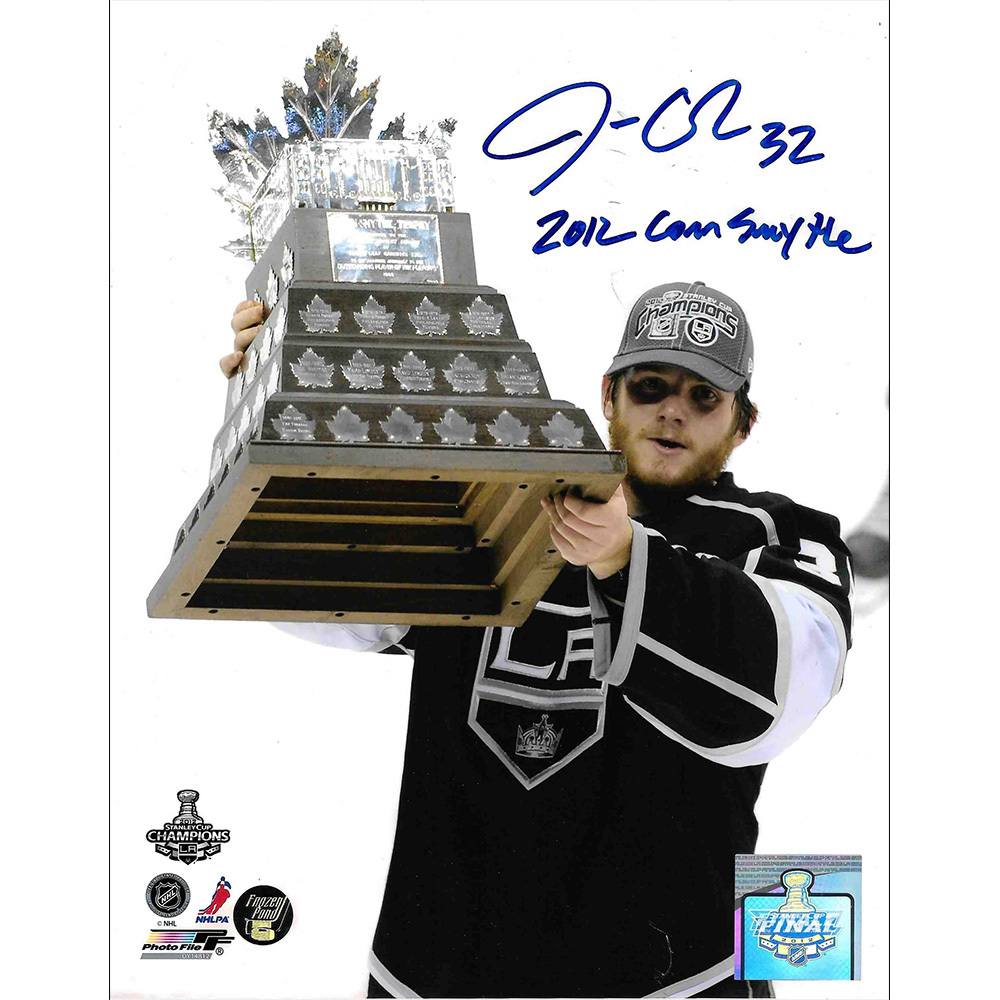 Jonathan Quick Autographed Los Angeles Kings 8X10 Photo w/2012 CONN SMYTHE Inscription