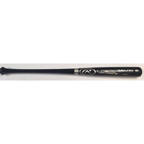 Photo of Eddie Murray Autographed Black Rawlings Pro Bat