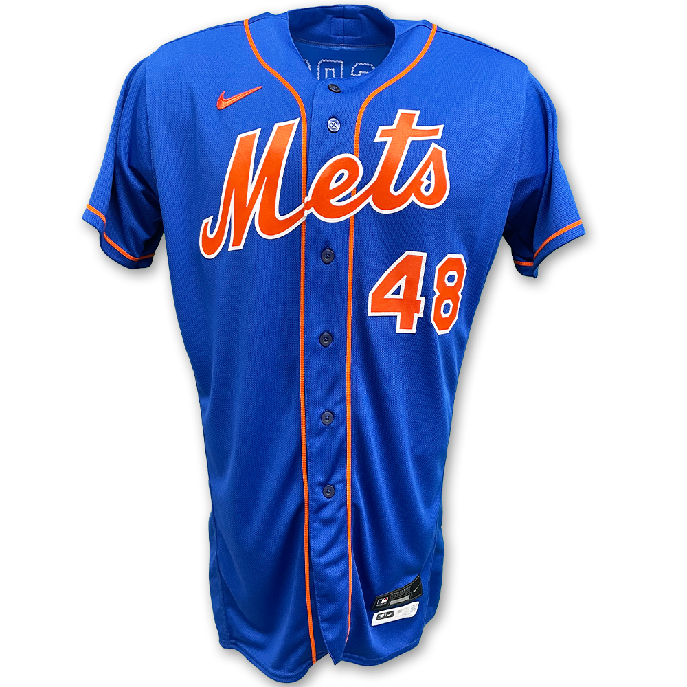 Jacob deGrom #48 - Team Issued Blue Home Jersey - 2022 Season