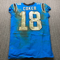 International Series - Panthers Jalen Coker Game Used Jersey (11/10/24) ...