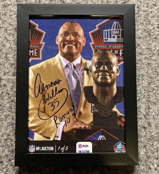 HOF - Cardinals Aeneas Williams NFL Auction Exclusive Signed 5x7 Photo I...