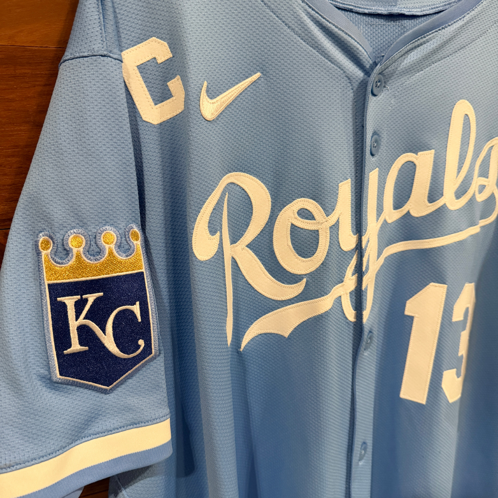 Game-Used Jersey: Salvador Perez #13 (CWS@KC 8/17/25) - Size 52