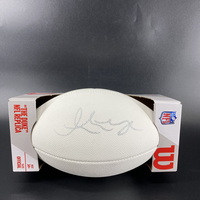 NFL - Texans Ali Gaye Signed White Composite Football