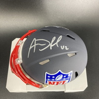 NFL - Vikings Andrew DePaola Signed Blue NFL Shield Mini Helmet