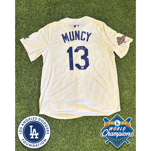 2025 Max Muncy Autographed and Authenticated Jersey - Size L | Los