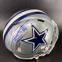 NFL - Cowboys Luke Schoonmaker signed Authentic Speed Helmet