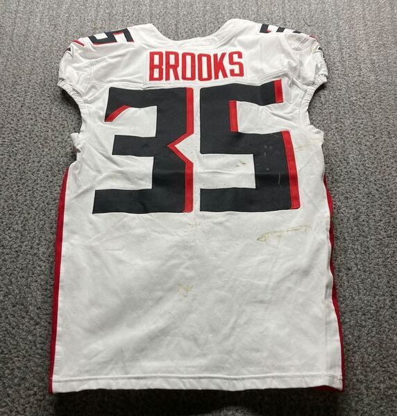 Berlin Game - Falcons Natrone Brooks Game Worn Jersey (11/09/2025) Size ...
