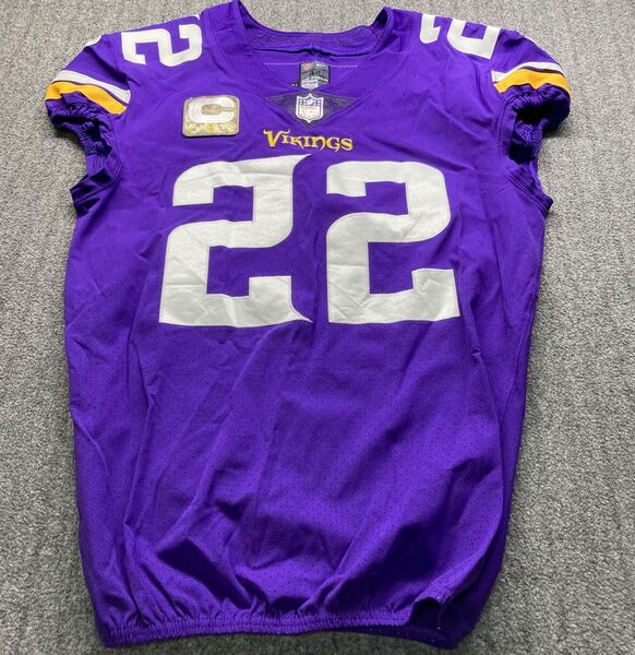 STS - Vikings Harrison Smith Game Worn Jersey (11/8/20) Size 42 W/ Capta...