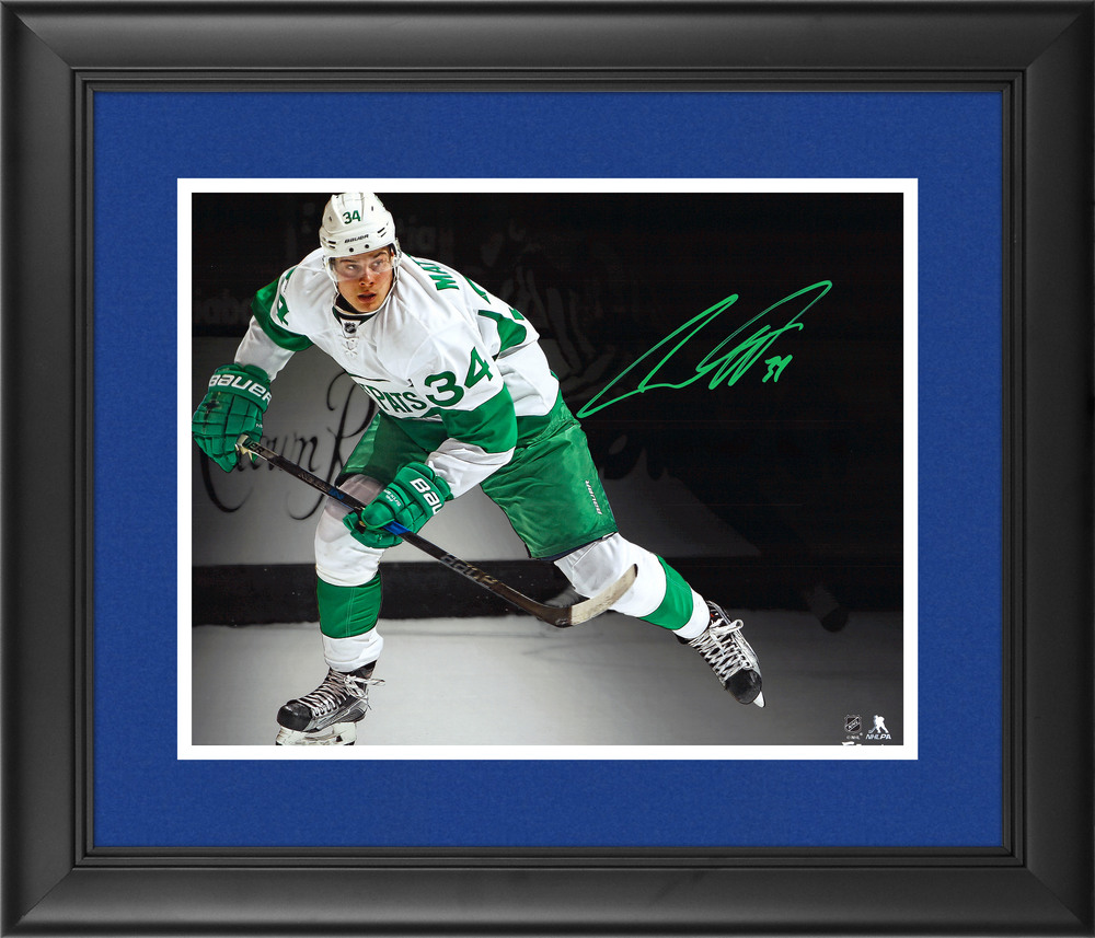 Auston Matthews Toronto Maple Leafs Framed Autographed 11