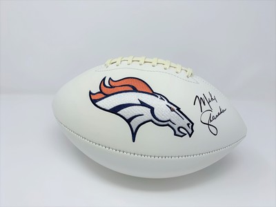 Mike Shanahan White Panel Football