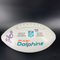 Dolphins - Bobby McCain Signed Panel with Dolphins Logo