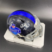 NFL - Patriots Drake Maye Signed NFL Foundation Mini Helmet