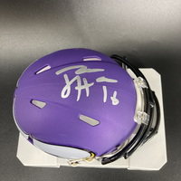 NFL - Vikings Jaren Hall Signed Mini Helmet