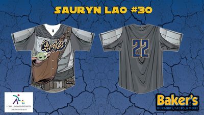 2023 Star Wars Jersey #30 Sauryn Lao - Size 48