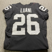 STS - Raiders Shalom Luani Game Worn Jersey (11/19/17) Size 48