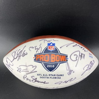 NFL -  Multi Sign 2011 Pro Bowl Commemorative Panel Ball Signed By Over ...