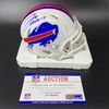 Bills - Josh Allen Signed Mini Helmet